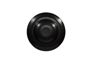 Deep plate 25,5/16,5xH5cm black Ovio