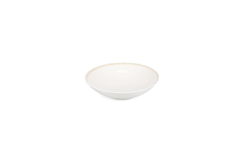 Bowl 21xH5cm beige Linea