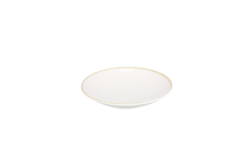 Bowl 25,5xH4,5cm beige Linea