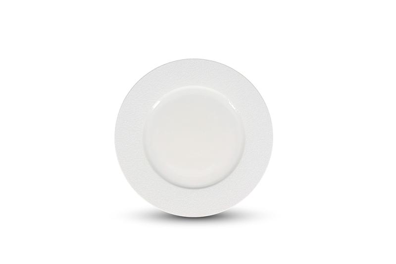Plate 27/19cm rim white Astro