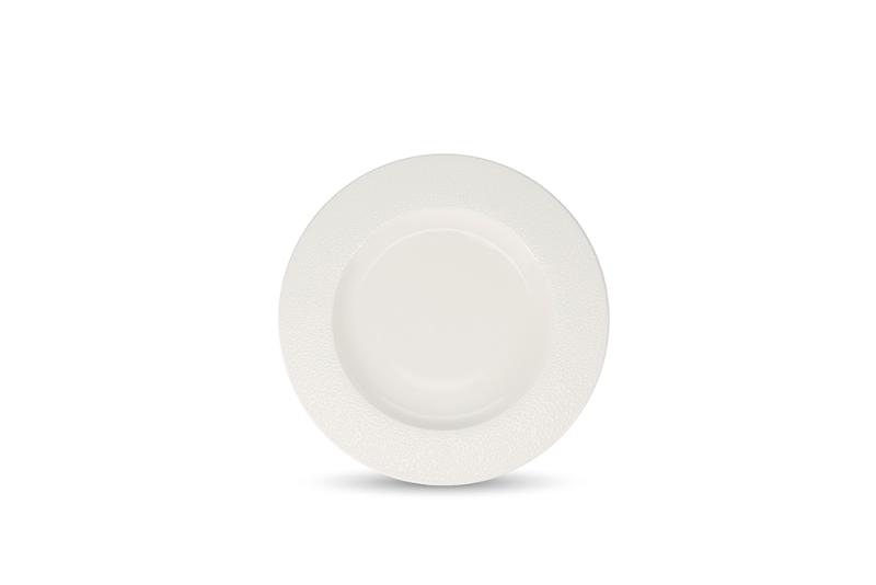 Plate 31/20,5cm rim white Astro