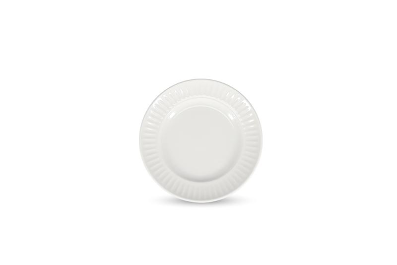 Plate 21cm white Solar
