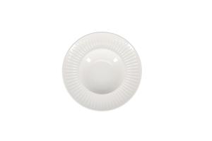 Deep plate 25/14xH4,5cm white Solar