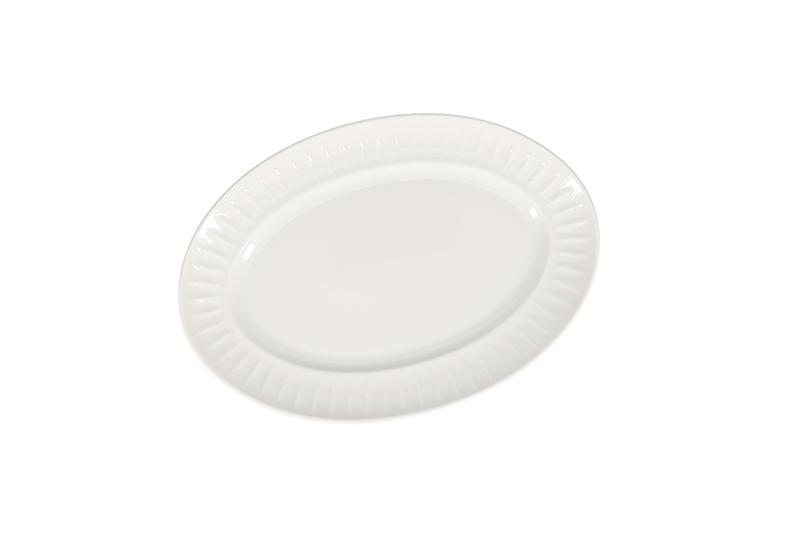 Serving dish 36x25,5cm white Solar