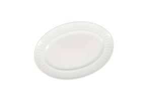 Serving dish 36x25,5cm white Solar