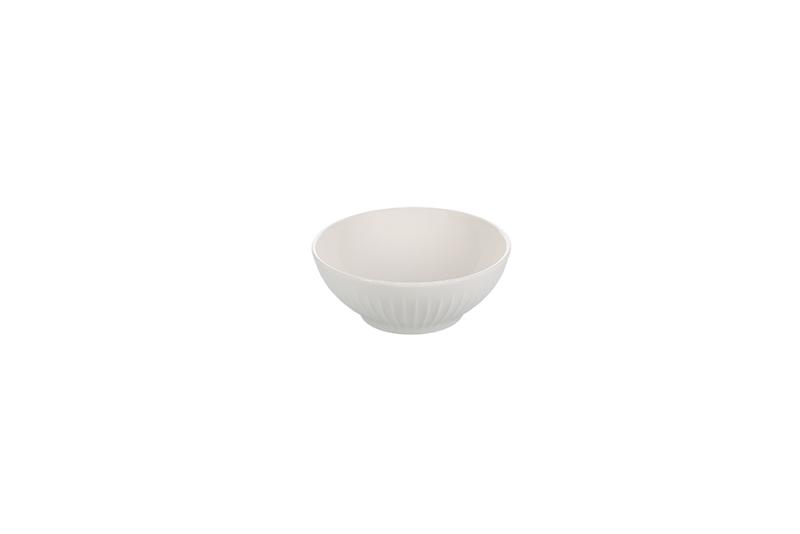 Bowl 18xH7cm white Solar