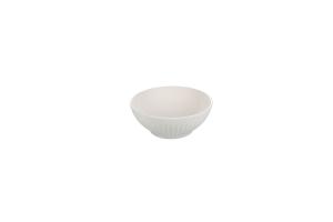 Bowl 18xH7cm white Solar