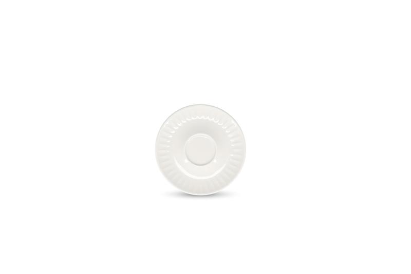 Mocha saucer 15cm white Solar