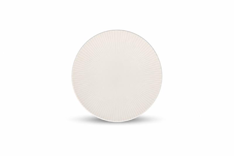 Plate 25cm white Solis