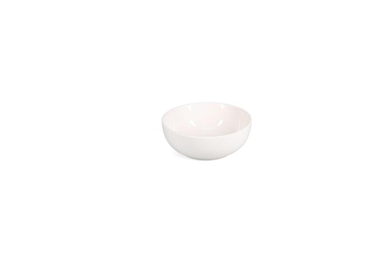 Bowl 16xH6cm white Solis