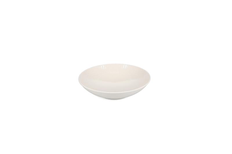Bowl 21xH5cm white Solis