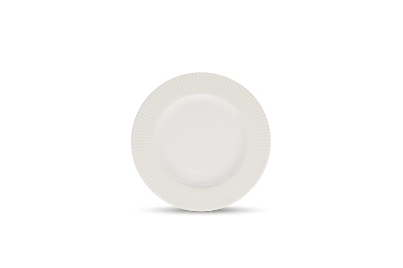 Plate 24,5/17cm white Solis
