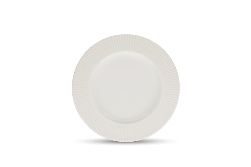Plate 31/20,5cm white Solis