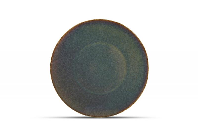 Plate 27cm green Cirro