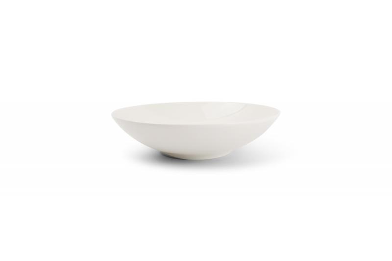 Deep plate 21xH5cm white Cirro