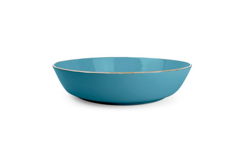 Deep plate 24cm blue Collect - Utgående