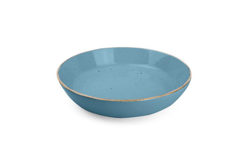 Deep plate 24cm blue Collect