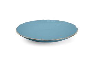 Deep plate 30cm structure blue Collect