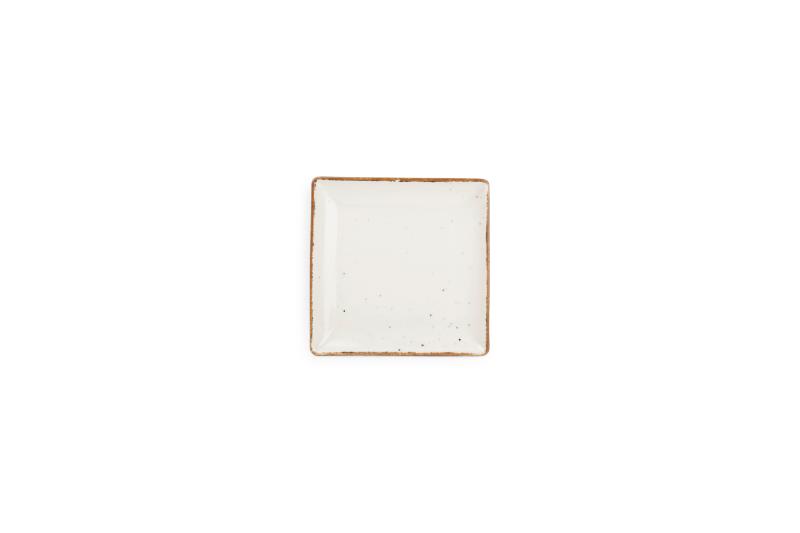 Plate 11x11cm ivory Collect - Utgående