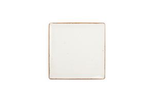 Plate 20,5x20,5cm ivory Collect - Utgående