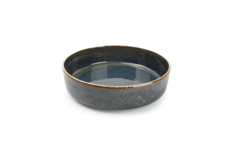 Deep plate 19xH5cm green Pila