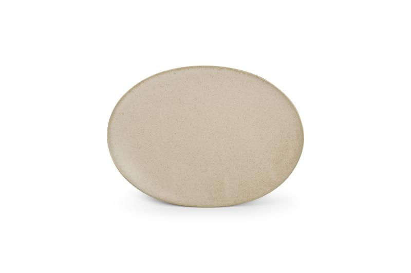 Plate 24x17cm beige Cirro
