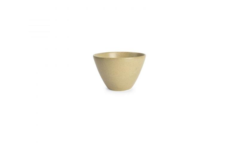 Bowl 10xH7cm conical beige Cirro