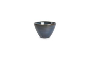 Bowl 10xH7cm conical dark blue Cirro