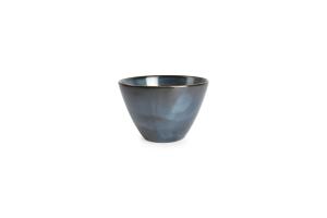 Bowl 12xH7,5cm conical dark blue Cirro