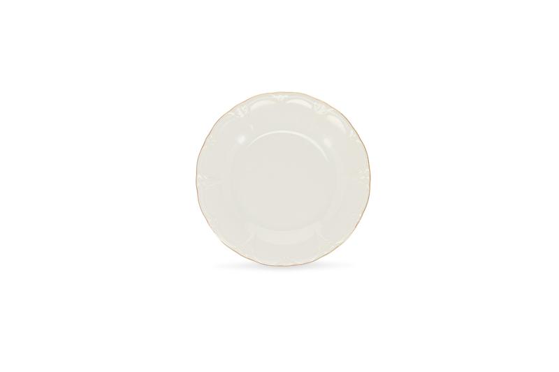 Plate 21cm with golden rim Retro