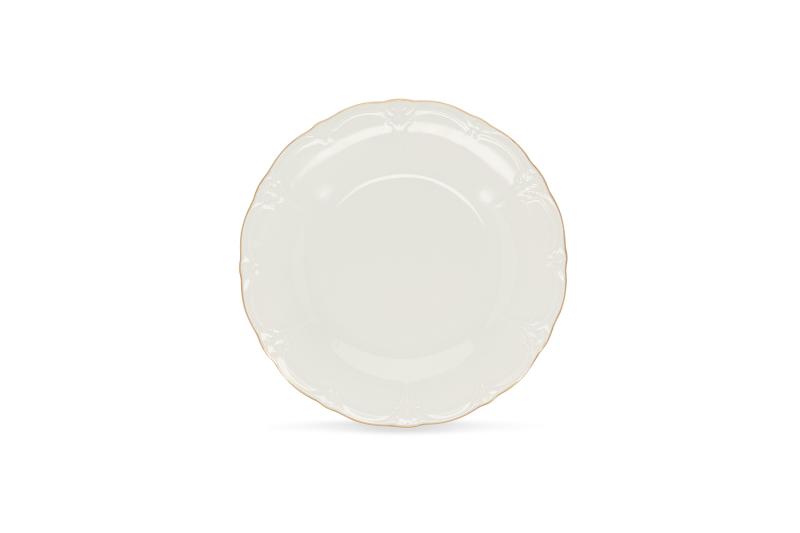 Plate 27,5cm with golden rim Retro