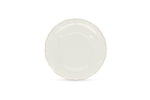 Plate 27,5cm with golden rim Retro