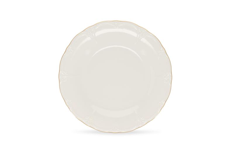 Plate 32cm with golden rim Retro
