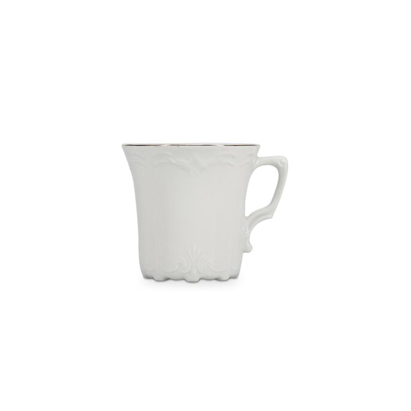 Cup 20cl with golden rim Retro