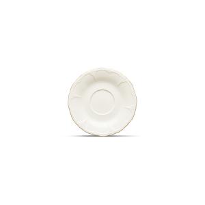 Saucer 16,5cm with golden rim Retro