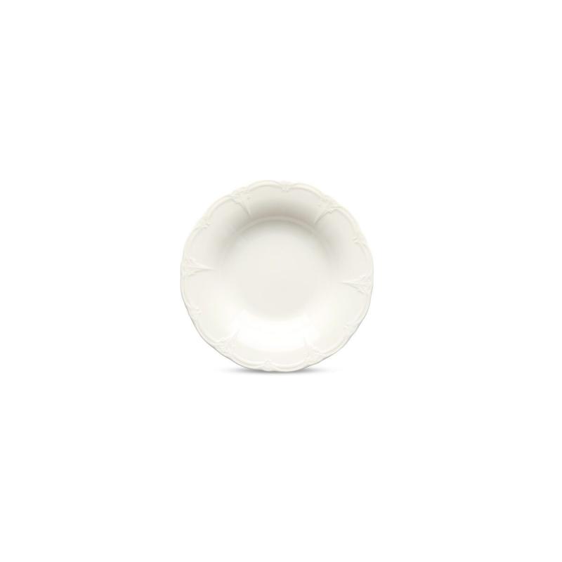 Deep plate 23,5/14xH4cm ivory Retro