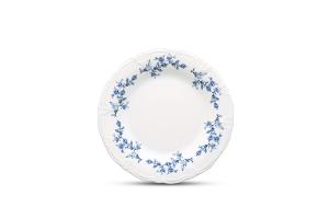 Plate 32cm blue flower Retro
