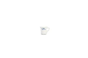 Mocha cup 11cl blue flower Retro