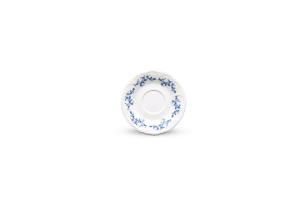 Saucer 16,5cm blue flower Retro