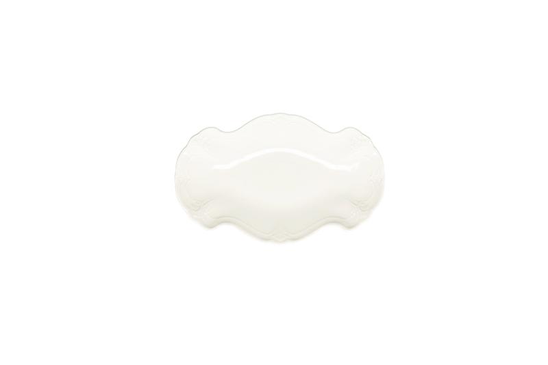 Serving dish 26x16cm ivory Retro