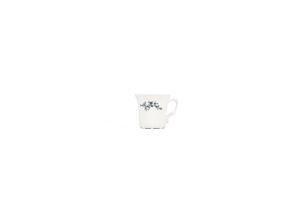 Cup 20cl black flower Retro