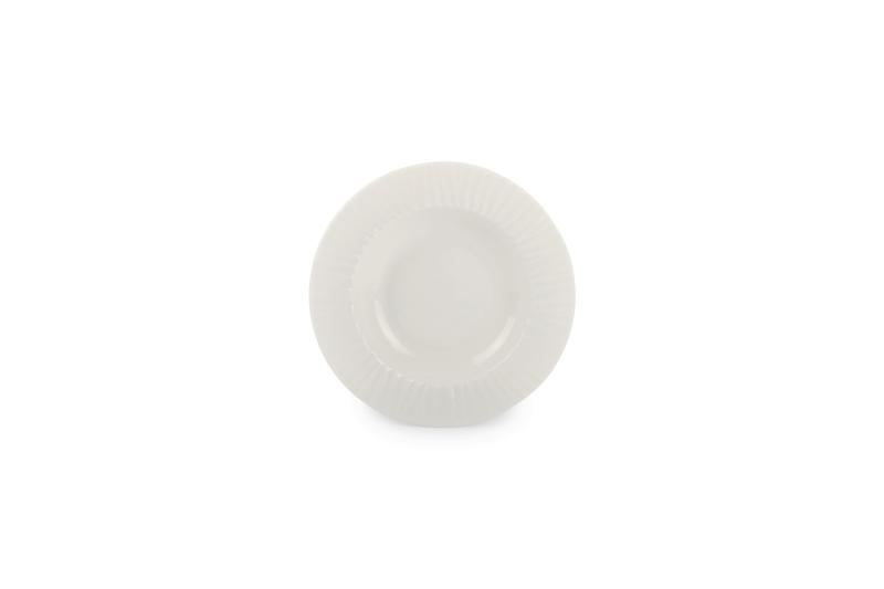 Deep plate 23/15xH3cm white Vista