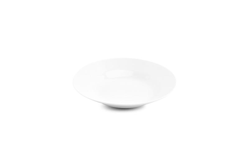 Deep plate 23xH4,5cm Basic White