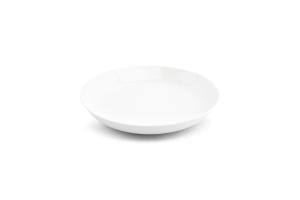 Deep plate 27xH4cm coupe Basic White