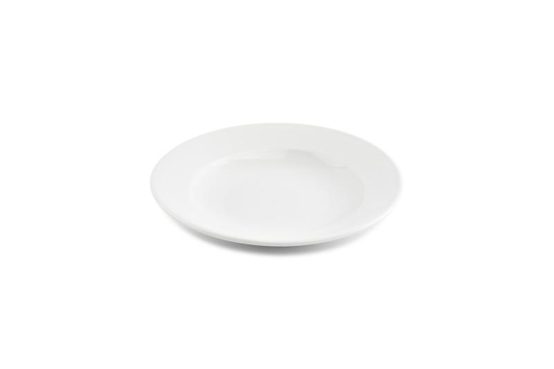 Deep plate 23,5xH4cm white Bistro