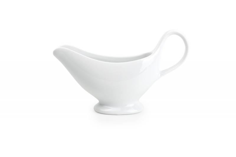 Sauce boat 25cl with handle white Flavor