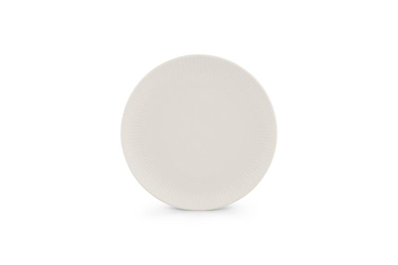 Plate 25cm white Solido