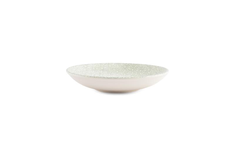 Bowl 22xH4,5cm mint green Telha