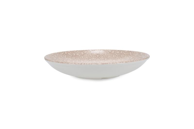 Bowl 22xH4,5cm beige Telha