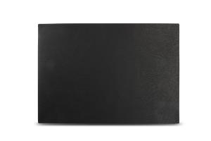 Placemat 43x30cm leather look black Layer